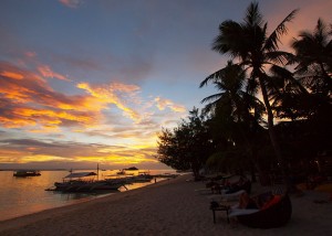 Sunset at Ocean Vida Beach and Dive Resort